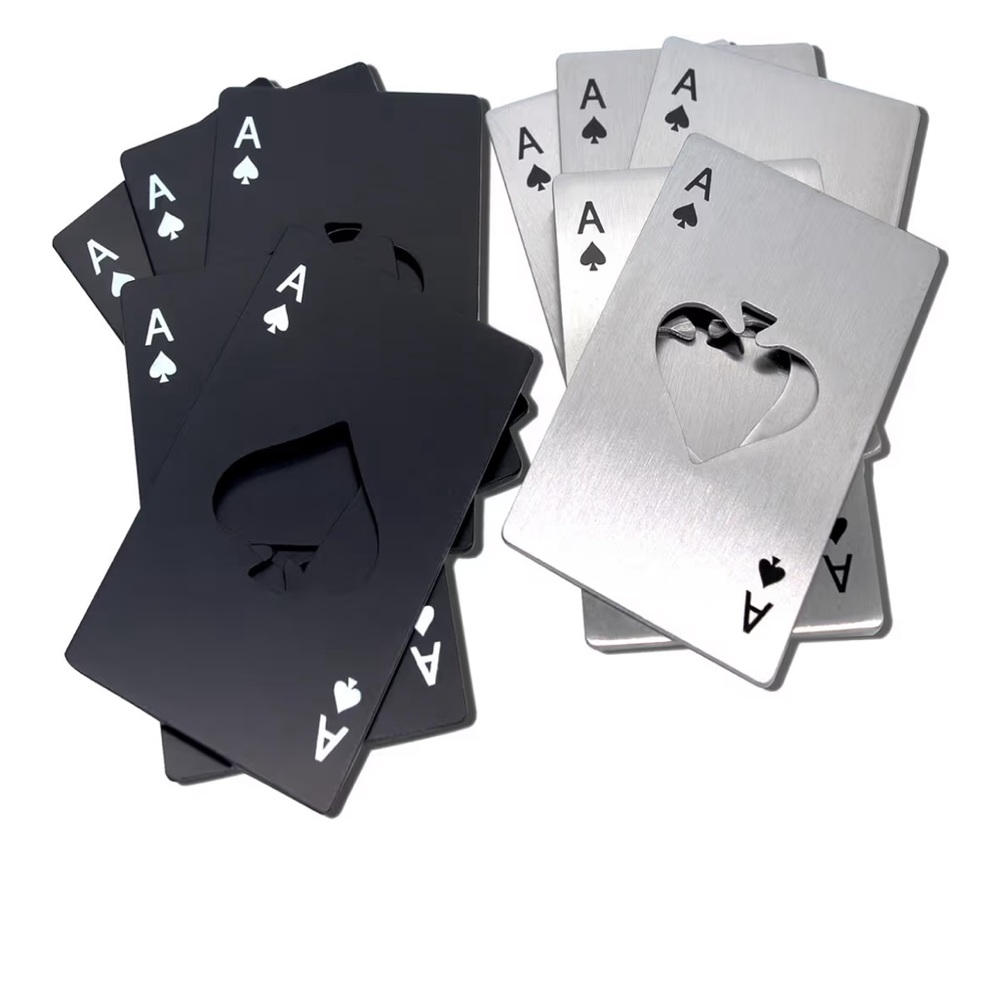 Amazon Practical Card Bottle Opener, Wallet Set of 10